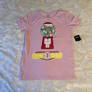 $12 ADD ON George Pink Bubble Gum Machine T-Shirt Girls Size L 14/16 Rare NWT